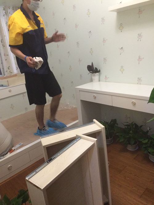 【武漢金地雄楚一號羅女士】新房除甲醛
